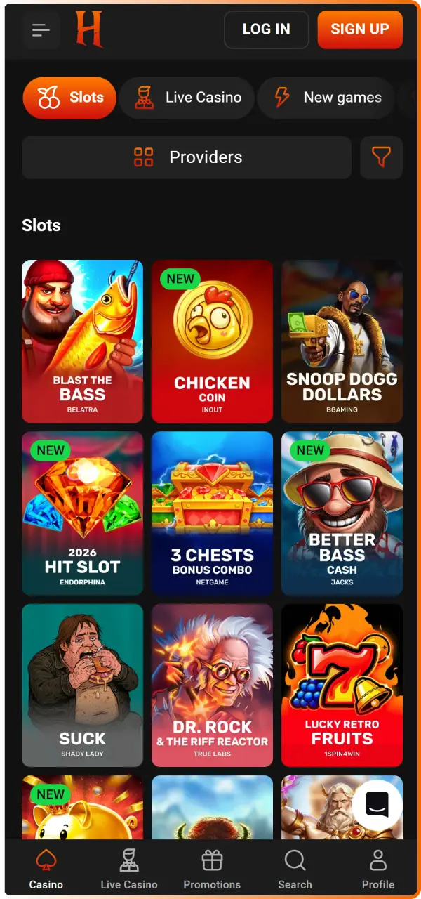 Access the Hadesbet app casino section for a massive selection of premium mobile slots.