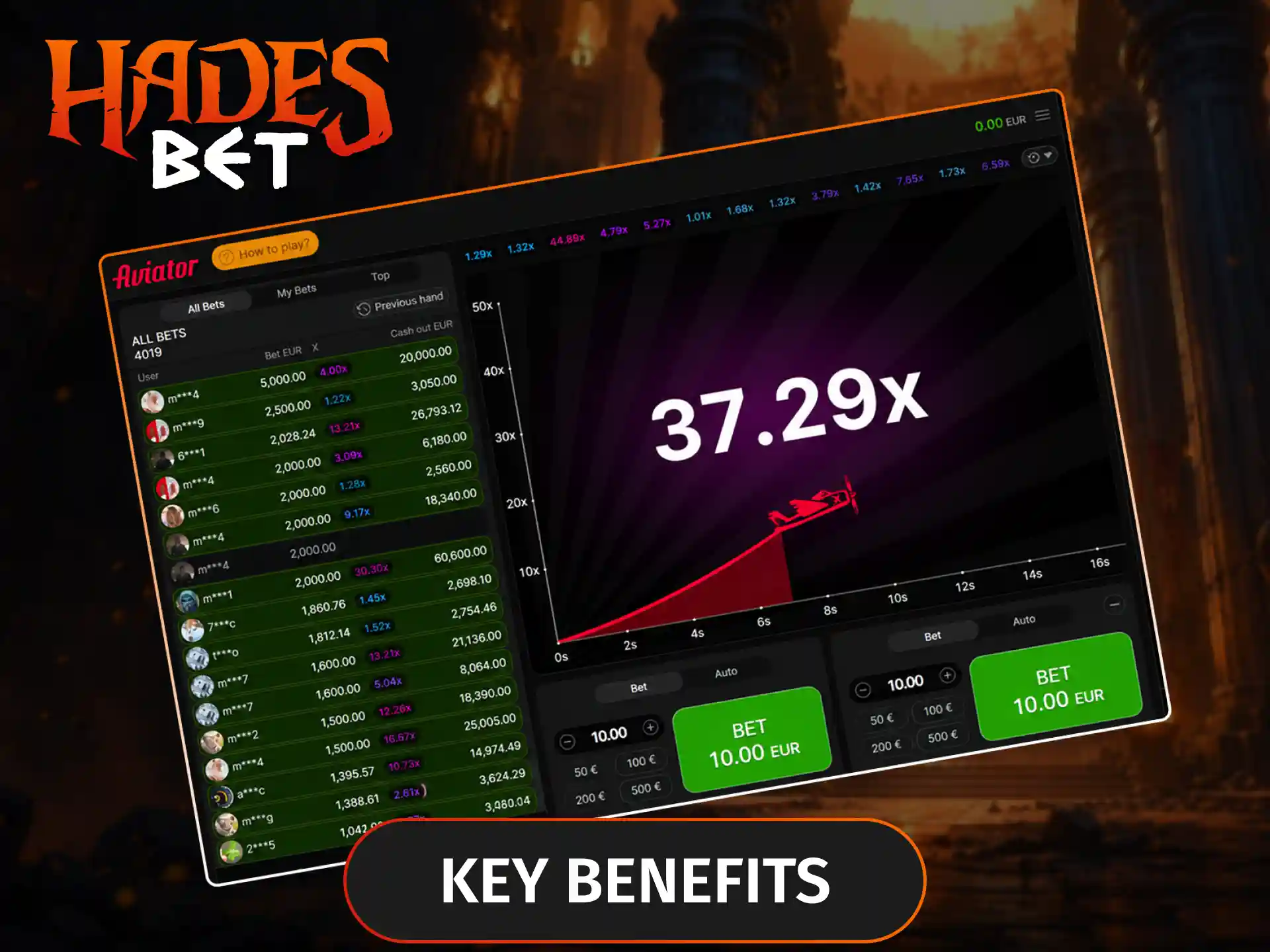 Discover the key benefits of playing Hadesbet Aviator where transparency and fast-paced gameplay meet for a premium experience.