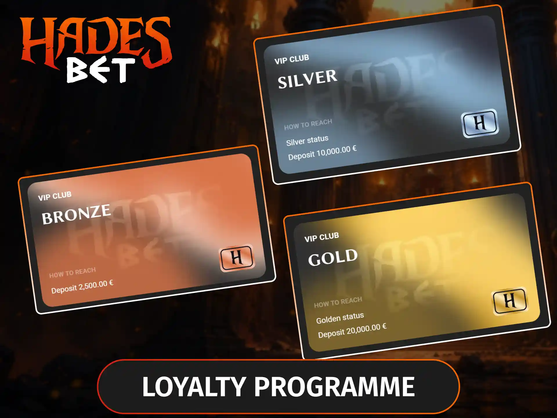 Join the Hadesbet loyalty programme to earn exclusive rewards, personalized bonuses, and VIP perks as you play.