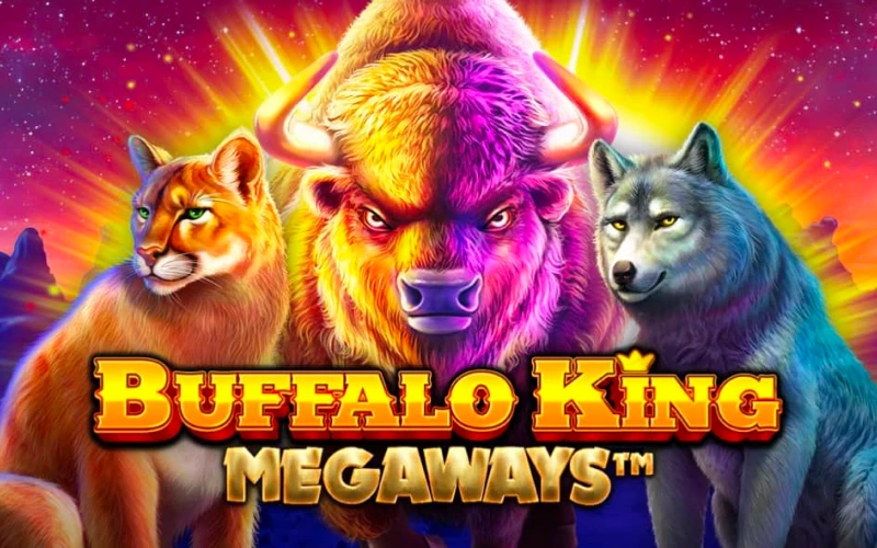 Stampede across the plains in Buffalo King Megaways to chase massive symbol combinations in the desert.