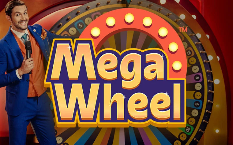 Spin to win on the Mega Wheel for a chance to hit big multipliers in a vibrant live studio setting.